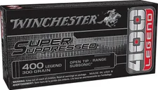 Winchester Super Suppressed .400 Legend 300 Grain 20-Rounds Open Tip - Winchester