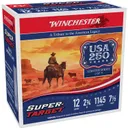 Winchester Super Target 250th 12 GA-2.75 #7.5 Shot 1-1/8 oz 250-Rounds - Winchester