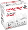 Winchester Super Target 12GA 2.75-inch 1-1/8oz #8 Shot 25Rds - Winchester