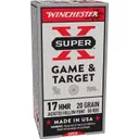 Winchester Super X .17 HMR 20 Grain 50-Rounds JHP - Winchester