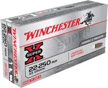 Winchester Super-X Brass .22-250 Rem 55-Grain 20-Rounds JSP - Winchester