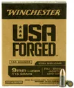 Winchester USA Forged 9mm 115 Grain 1000-Rounds Bulk FMJ - Winchester