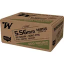 Winchester Ammo USA Green Tip Brass 556 Ammo 62-Grain 500-Rounds Bulk FMJ - Winchester