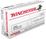 Winchester USA Brass .25 ACP 50-Grain 50-Rounds FMJ - Winchester