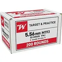 Winchester USA Bulk 5.56 55 Grain 200-Rounds FMJ - Winchester