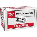 Winchester USA Bulk .223 Rem 55 Grain 200-Rounds FMJ - Winchester