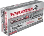 Winchester Varmint X Brass .22-250 Rem 55-Grain 20-Rounds PTRE - Winchester