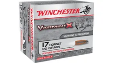 Winchester X17P 17 Hornet 20 Grain Varmint X 20 Rounds - Winchester