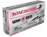 Winchester Ammo X45T Win1911 45 ACP 230 Grain FMJ 50 RDs - Winchester