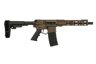 Wise Arms WA-15B Midnight Bronze .300 AAC Blackout 10.5 Threaded Barrel 30-Rounds w/ SBA3 Brace - Wise Arms