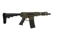 Wise Arms WA-15B OD Green .300 AAC Blackout 7.5 Threaded Barrel 30-Rounds w/ SB Tactical SBA3 Brace - Wise Arms