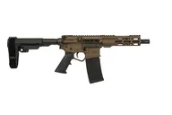 Wise Arms WA-15B Midnight Bronze 5.56 / .223 Rem 7.5 Threaded Barrel 30-Rounds w/ SB Tactical SBA3 Brace - Wise Arms