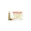 Wolf Military Classic 7.62x39 FMJ 124 Grain Ammo - 20 Round Box - Wolf Performance Ammo