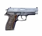 Zastava USA CZ999 Chrome / Walnut 9mm 4.25 Barrel 15-Rounds w/ Engraved Display Box  2 Mags - Zastava Arms