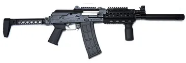 Zastava ZPAP85 5.56 / .223 Rem 16.5 P&W Barrel 30-Rounds w/ Quad Rail  Midwest Industries Folding Stock - Zastava Arms
