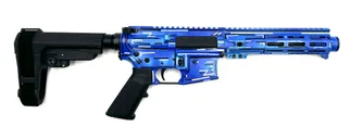 Zeus Aether Stitch Blue 5.56 7.5 Barrel 30-Rounds - Zeus Arms