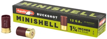 Aguila Minishell 12 GA Buckshot 1-3/4 5/8 oz 20-Round - Aguila Ammo