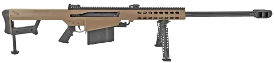 Barrett M82A1 Flat Dark Earth .50 BMG 29 Barrel 10-Rounds Synthetic Stock - Barrett Firearms