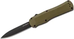 Benchmade Autocrat OTF Automatic Knife OD Green - 3.71 Plain Dagger Point Blade - Benchmade