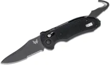 Benchmade Triage Automatic Knife - 3.58 Serrated Drop-Point Blade - Benchmade