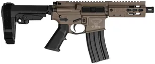 Brigade Armory AR Pistol Flat Dark Earth 5.56 NATO Rem 5 Barrel 30-Rounds - Brigade