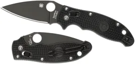 Spyderco Manix 2 Lightweight Folding Knife - 3.37 Plain Drop Point Blade - Spyderco