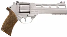 Chiappa Firearms White Rhino 60DS Nickel .357 Mag 6 Barrel 6-Rounds - Chiappa Firearms