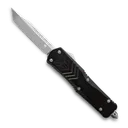 CobraTec FS-X OTF Knife - 3.75 Plain Tanto Blade with Nylon Sheath - CobraTec Knives