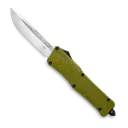 CobraTec CTK-1 OD-Green OTK Knife - 3.75 Plain Drop Point Blade with Nylon Sheath - CobraTec Knives