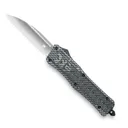 CobraTec CTK-1 Carbon Fiber OTF Knife - 3 Plain Wharncliffe Blade with Nylon Sheath - CobraTec Knives
