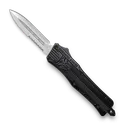 CobraTec CTK-1 OTF Knife - 2.75 One-Sided Serrated Dagger Blade with Nylon Sheath - CobraTec Knives