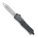 CobraTec CTK-1 Carbon Fiber OTK Knife - 2.75 Plain Dagger Blade with Nylon Sheath - CobraTec Knives