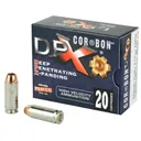 Cor-Bon DPX Nickel Plated Brass 10mm 155 Grain 20-Rounds JHP - Corbon