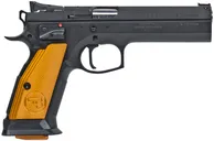 CZ 75 Tactical Sport .40 SW 5.23 Barrel 17-Rounds Orange Grips - CZ-USA