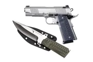 Magnum Research MR1911CSS Stainless .45 ACP 4.3 Barrel 8-Rounds w/ Kinfe - Magnum Research