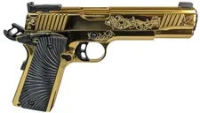 EAA Corp MC1911 Deluxe Gold .45 ACP 5 Barrel 8-Rounds Engraved - European American Armory