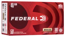 Federal Champion Brass .40 SW 180-Grain 50-Rounds FMJ - Federal Premium