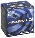 Federal Game-Shok Hi Brass 20 Gauge #5-Shot 25-Rounds 3 - Federal Premium