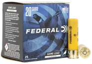 Federal Game-Shok High Brass 20 Gauge #6-Shot 25-Rounds 3 - Federal Premium