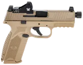 FN 509 Tactical Flat Dark Earth 9mm 4.5 Barrel 24-Rounds Vortex Viper - FN
