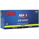 CCI Ammunition Maxi-Mag Bulk .22 WMR 40-Grain 200-Rounds Brass Casings JHP Projectiles - CCI