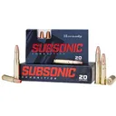 Hornady Subsonic Brass .450 Bushmaster 395-Grain 20-Rounds Sub-X - Hornady
