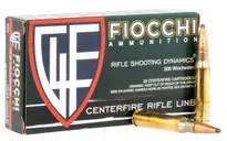 Fiocchi Field Dynamics Brass .308 Win 165-Grain 20-Rounds PSP - Fiocchi