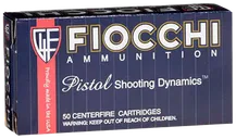 Fiocchi Defense Dynamics Brass .40 SW 165-Grain 50-Rounds JHP - Fiocchi
