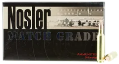 Nosler Match Grade Brass .22 Nosler 77-Grain 20-Rounds CC - Nosler