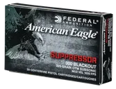 Federal American Eagle Suppressor Brass .300 AAC Blackout 220-Grain 20-Rounds OTM - Federal Premium