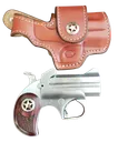 Bond Arms Rustic Defender Stainless .45 LC / .410 Gauge 3 Barrel 2-Rounds Holster Package - Bond Arms