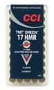 CCI Ammunition Varmint TNT Green Brass .17 HMR 16-Grain 50-Rounds HP - CCI