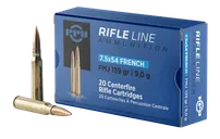 PPU Metric Rifle Brass 7.5x54 French 139-Grain 20-Rounds FMJ - Prvi Partizan