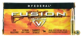Federal Fusion MSR Brass .224VAL 90 Grain 20-Rounds FSP - Federal Premium